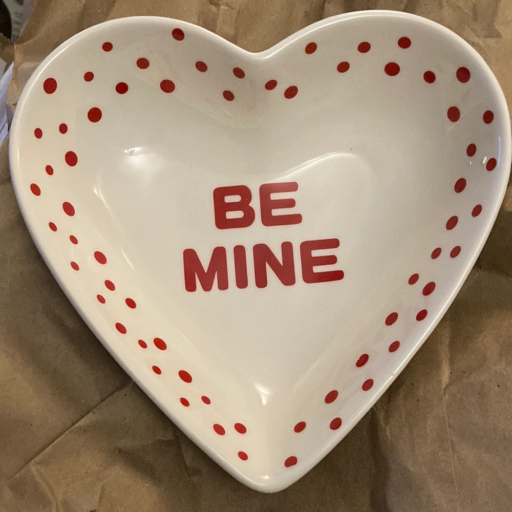 Be Mine Heart Dish